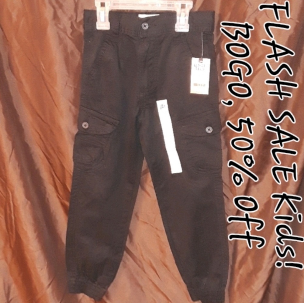 * Rustic Blue Authentic Denim Black Jogger Pants